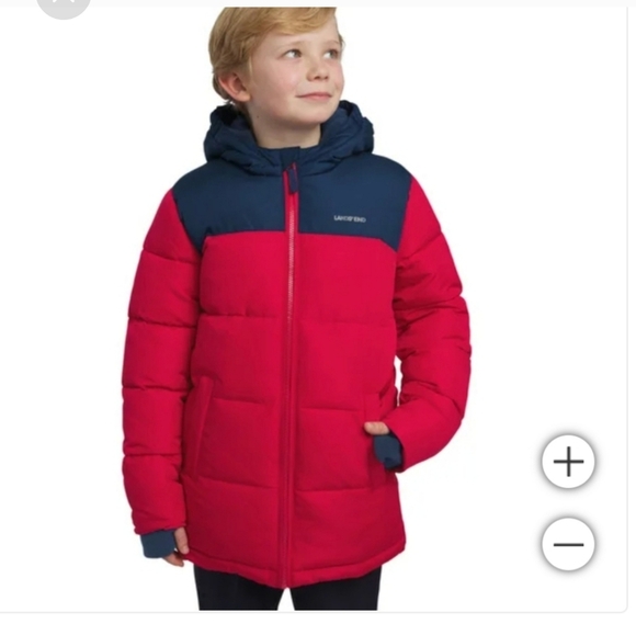 Land's End Hooded Youth Parka Jacket nwt